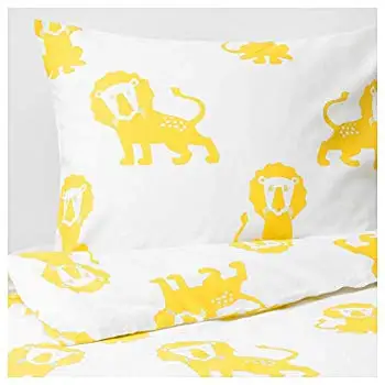 

ASIA DJUNGELSKOG-Duvet Cover and Pillowcase Reason Leone Color: Yellow