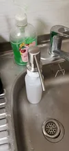 Sink Soap Dispenser Kitchen-Accessories Bathroom Stainless-Steel 300ML Brushed Manually-Press