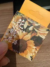 Paquete de 46 unidades de adhesivos florales de papelería, planificador, diario de Scrapbooking, Deco, suministros de oficina escolar, pegatinas Kawaii