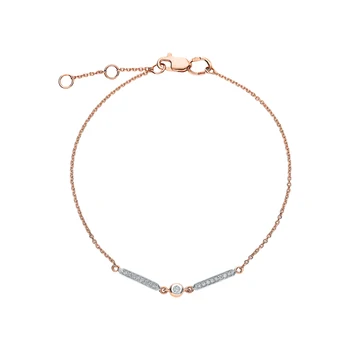 

Gold bracelet with diamonds sunlight sample 585