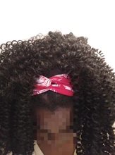 Diadema pelucas de pelo sintético rizado máquina pelucas para mujeres negras pelo rizo diario peluca diadema