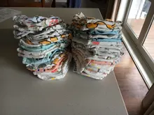 Nappies-Cover Training-Pants Baby Diapers Washable Gauze Soft Cartoon-Print 6pcs/Set