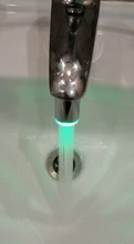 Zhangji Baño Led grifo aireador movido por agua ducha LED grifo Luz de ahorro de agua de la cocina de aireador 1/3/7 5 color elección