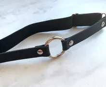 Tobillera de piel sintética con cabeza de gatito, cadena para las piernas, con corazón Sexy, Punk, amor, liga para las piernas, arnés redondo, negro, ajustable