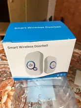 Timbre de puerta inalámbrico FUERS M557, 433Mhz, para hogar, bienvenida, 150M de largo, 32 canciones