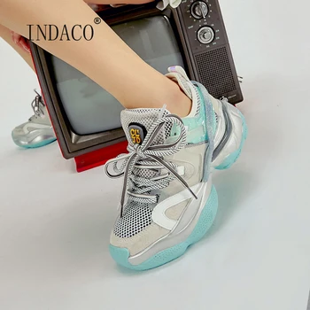 

Women Sneakers Women Shoes 2020 Fashion Leather Platform Sneakers Women Women Casual Shoes 5.5cm