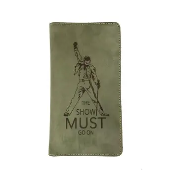 

Purse cunning fox (Green) "show must go on"