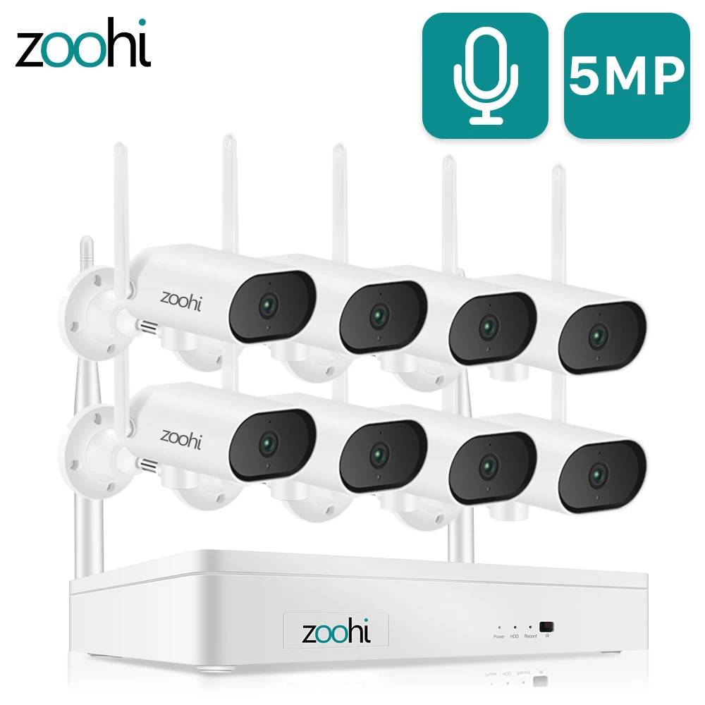 5MP камера обеспечения безопасности PTZ Camera 8CH NVR Kit наружная система