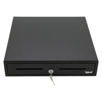 

Cash Register Drawer iggual IRON-50 Black