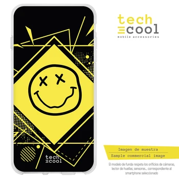 

FunnyTech®Silicone Case for Huawei P20 L Music Group Nirvana vers.1 Black