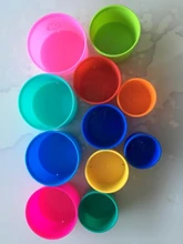 Juguetes de taza de apilamiento para bebé, regalos educativos de inteligencia, figuras de colores, torre plegable, regalo de cumpleaños y Navidad, juguete acuático de baño divertido