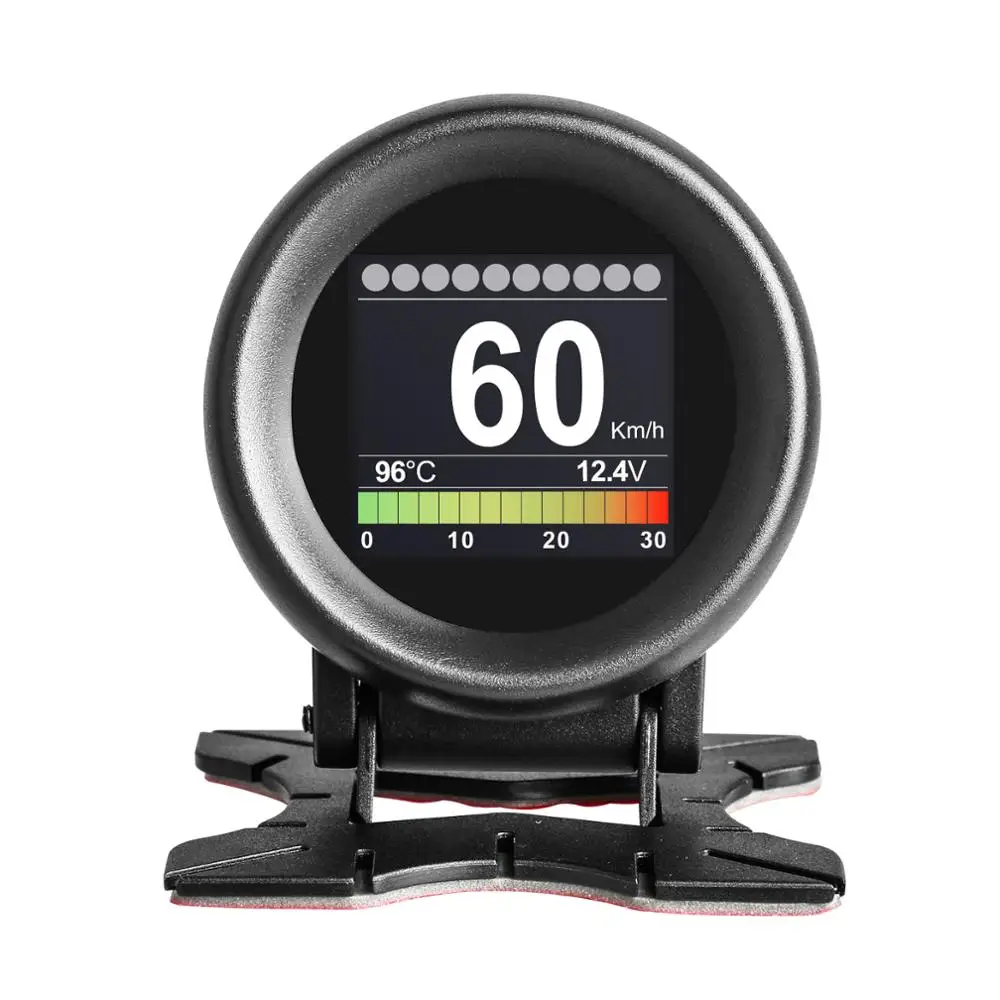 X60 OBD2 HUD Head Up Display Temp Auto Turbo Kpa Speed Meter Odometer Guage v2