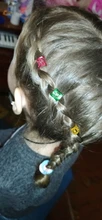 100 unids/lote oro/plata/mezcla de plata de oro micro pelo temor trenzas dreadlock perlas ajustable esposas clips para el cabello Accesorios