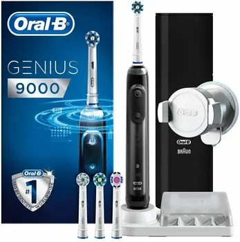 

Oral B 9000 Electric Toothbrush Bluetooth Technology Position Detection 6 Mode SmartRing Superior Clean Tooth Brush