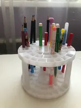 Soporte portátil para pincel de pintura, suministros de pintura para escritorio de estudiante, organizador, 49 agujeros, nuevo