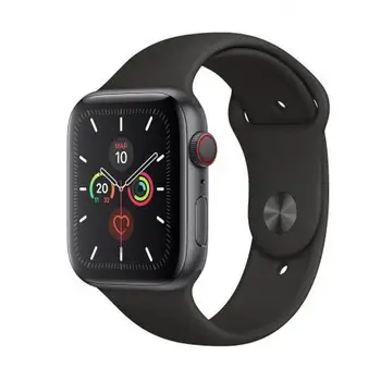 

APPLE WATCH SERIALS 5 GPS CELL 44MM SPACE GRAY ALUMINUM WITH BLACK STRAP-SPORT MWWE2TY