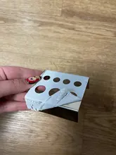 Soporte contenedor de 7 agujeros, accesorios de pigmento de tatuaje, suministros de acero inoxidable, vaso de vidrio, soporte para maquillaje permanente