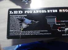 DRL Universal Car-Headlight-Lamp Fog-Lights Daytime Led Cob-Angel-Eyes 64mm 89mm 76mm