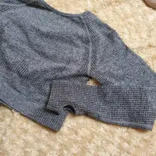 Yoga-Set Workout-Clothes Seamless Leggings Fitness-Crop-Top Sport-Suit Vital Gym Long-Sleeve