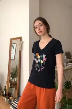 

Trendyol Embroidered Basic Knitted T-Shirt TWOSS20TS1279