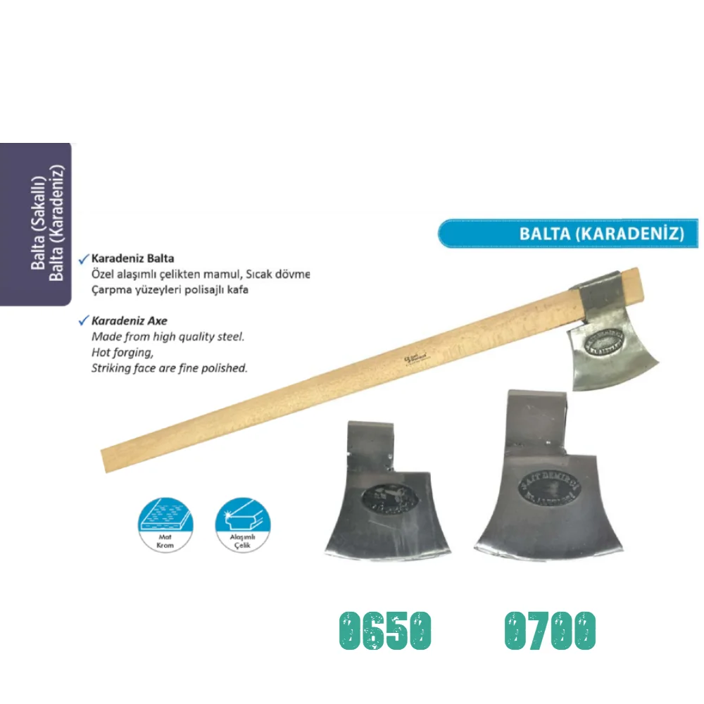 Esa Black Axe Machete Camping Tourist Survival Tomahawk Tactical Hunting Outdoor Hand Tool Wood Meat Cutter Axes