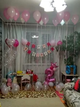 Juego de globos digitales para niños y niñas, globos de aluminio con números, azul, rosa, para cumpleaños, boda, Festival de Navidad, adornos fiestas, 1 unidad