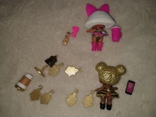 Elegir Original nuevo LOL sorpresa Sets de muñecas de la reina abeja coche 8cm hermana chica muñeca raro estilos limitada colección juguetes para niños de regalo