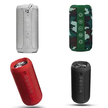 

Wireless Bluetooth Speaker 5.0 Portable Mini Steel Cannon Outdoor Waterproof USB Card Audio Subwoofer Speaker 2200mAh Speakers