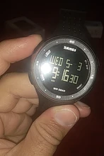 SKMEI-Reloj digital con pantalla led para hombre, pulsera impermeable con cronógrafo, calendario y alarma, de diseños deportivos y estilo masculino, modelo 1219