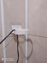 Rack-Organizer Hair-Dryer-Holder Shelf-Storage Bathroom Wall-Mounted ABS for Dia. High-Quality