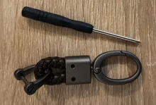 Rope Keychain Buckle Key-Rings Detachable Couple Horseshoe Gift Metal Auto Luxury 