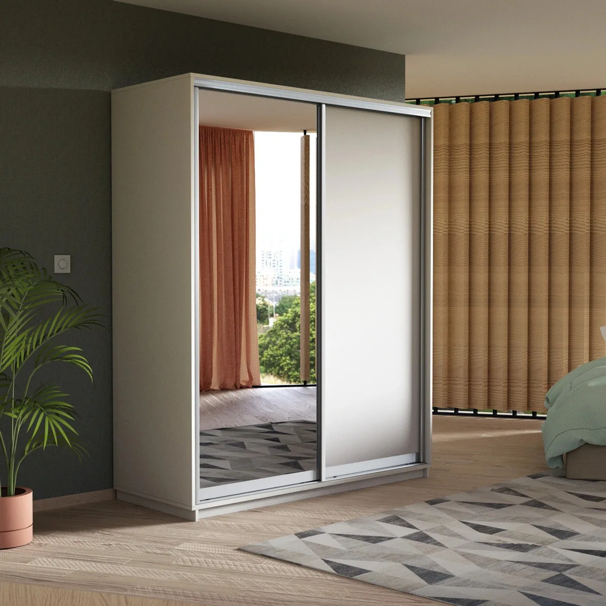 Wardrobe Medium 160 Х60х240 Corpus Floor Hallway Furniture