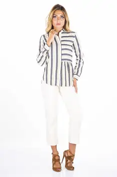 

Blue White Striped Shirt