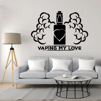 

Vaping My Love Wall Decal Vinyl Sticker Vape Store And Home Decoration Removable A003203