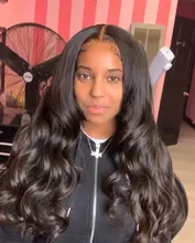 Vallbest-extensiones de cabello humano Remy ondulado mechones de pelo Natural brasileño negro, 1/3/4 unids/lote, 100%