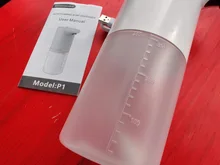 Dispensador automático de jabón con Sensor de inducción infrarrojo, dispositivo desinfectante de manos para baño, espuma sin contacto