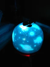 Projector-Night-Light Led-Lamp Bt-Speaker Chargeable-Universe Rotate Starry Sky Baby Gift