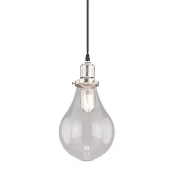 

Pendant lamp Dison nickel/transparent