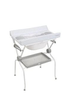 

PLASTIMYR, gray Stork overbite bathtub, baby folding bathtub, baby bath, bathtub, baby changing, bath, newborn