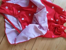 Bañador con diseño de puntos para niñas, traje de baño de una pieza para niñas pequeñas, SW321-CGR1 de baño, 2019