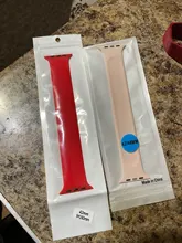 Correa de silicona para Apple Watch, correa elástica de 44mm, 40mm, 38mm, 42mm, Serie 6, 5, 4, 3, SE, 42