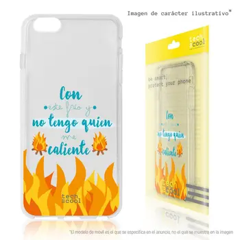 

FunnyTech®Silicone Case for IPhone 7 Plus/7 Plus L Design phrase "With this cold..." transparent
