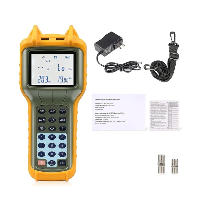 Free Shipping RY-S110 CATV Cable TV Handle Analog Signal Level Meter DB  Tester 46~870MHz - AliExpress