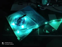 Lámpara de luz de fondo con Bluetooth y WIFI para decoración del dormitorio, controlador Flexible RGB 5050, cadena luminosa, tiras de luz LED