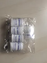 De algodón PBT vendaje elástico agradable a la piel transpirable Kit de primeros auxilios de la gasa de la herida de enfermería médico de atención de emergencia vendaje