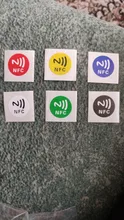 6 unids/lote NFC pegatinas etiquetas NFC213 Rfid etiqueta de la tarjeta de etiqueta de adhesivo etiquetas clave llaveros llavero muestra patrulla