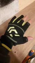 Guantes de pesca antideslizantes para hombre, protectores de manos para pesca, para deportes al aire libre, con corte de tres dedos