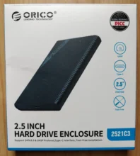 Case Disk-Box Hdd Enclosure Orico Hdd SSD USB3.1 SATA3.0 Type-C Support-Uasp To for 5gbps