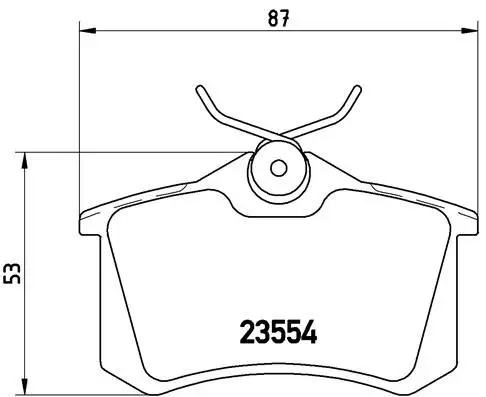 Колодки тормозные AUDI 96-/CITROEN 99-/RENAULT 98-/PEUGEOT 00-/V