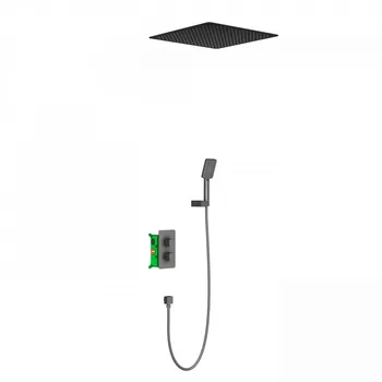 

Shower system built-in with thermostat Timo petruma sx-5029/03sm Black